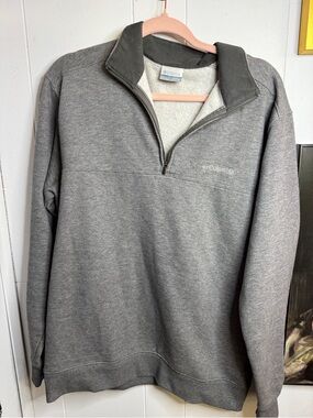 Grey Columbia 1/4 zip